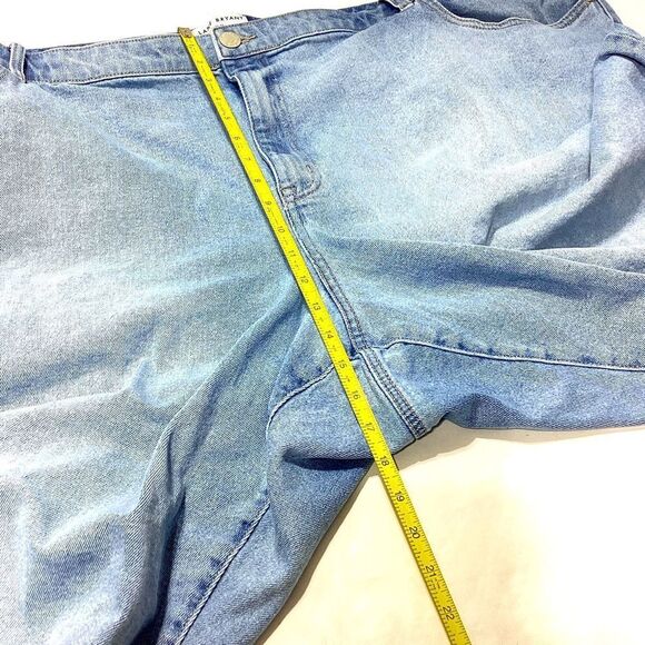 Lane Bryant Capri Mid Rise Boyfriend Jeans 34/36 Lace Hem - Picture 8 of 11